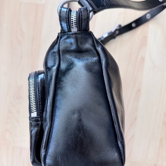 Marge Sherwood Outpocket Hobo Black leather bag - Picture 5 of 8